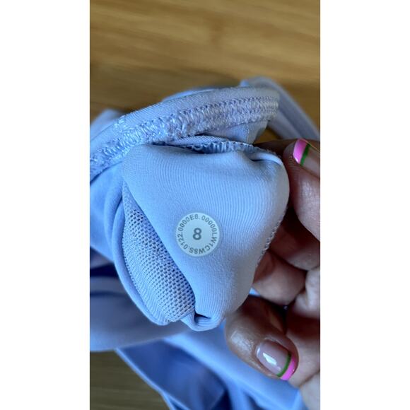 Lululemon Align Tank Top Blue Linen Built-In Shelf Bra Size 8 - Picture 7 of 9
